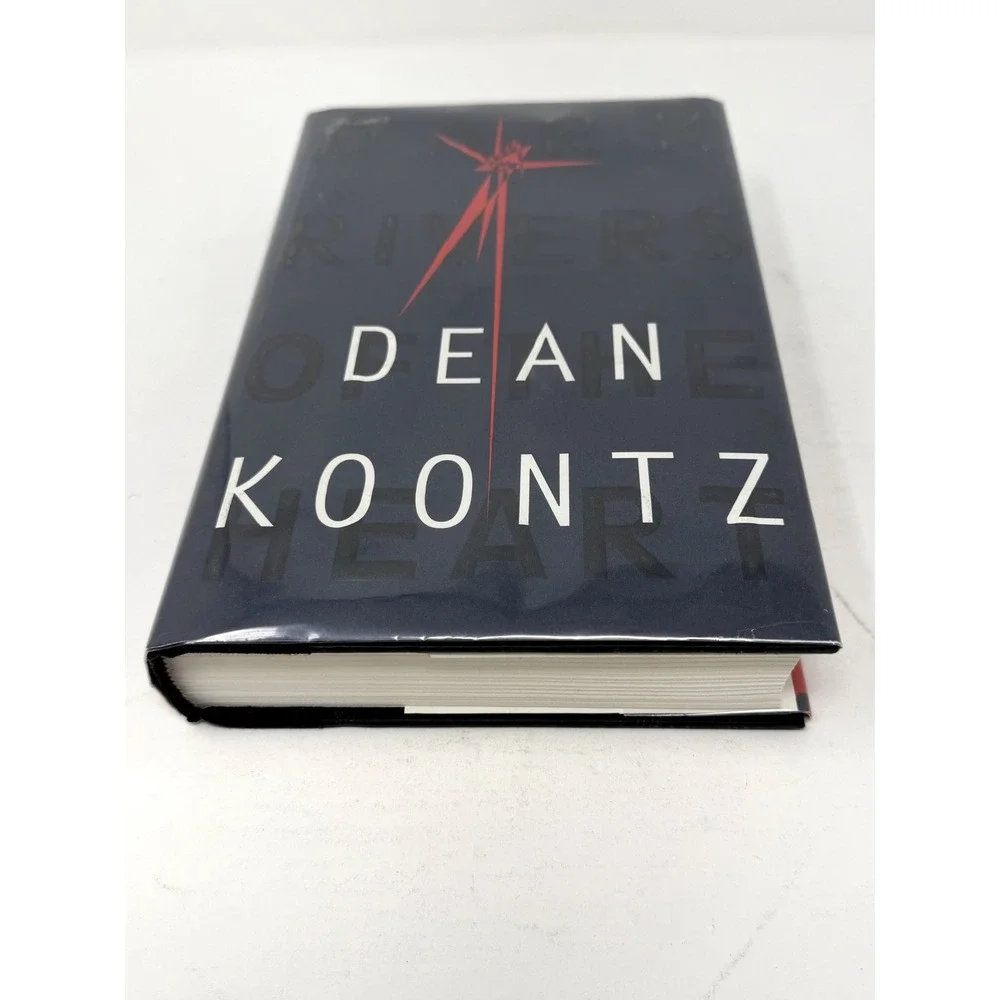 Signed Dean Koontz Dark Rivers of the Heart 1st Trade Edition Hardcover 1994